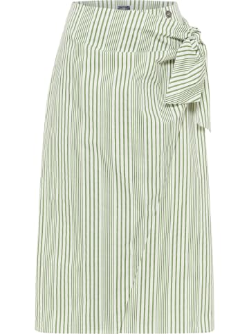 DreiMaster Damen Wickelrock in Wollweiss Helloliv