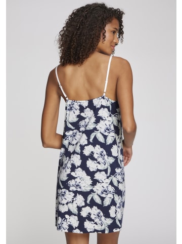 LASCANA Negligé in blau-gemustert