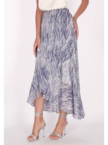 faina Damen Rock in Blau Mehrfarbig