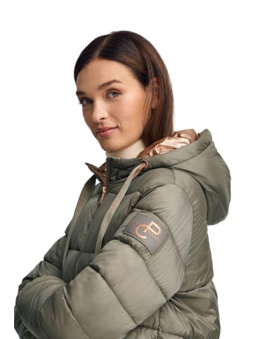 Polo Club Steppmantel in Militärgrün