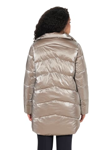 Ulla Popken Steppjacke in silber