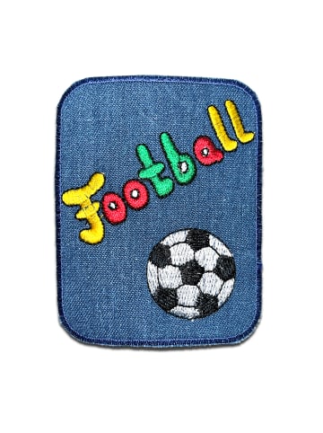 Catch the Patch Fußball Kinder FootballApplikation Bügelbild inSchwarz