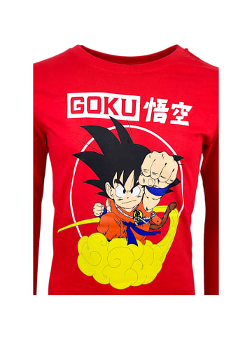 Dragon Ball Langarmshirt Dragon Ball Son Goku in Rot