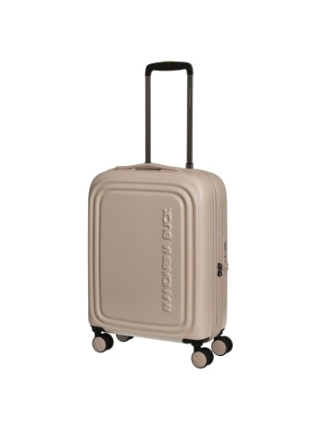 Mandarina Duck Logoduck+ - 4-Rollen-Kabinentrolley 52 cm erw. (deep blue) in white mocha