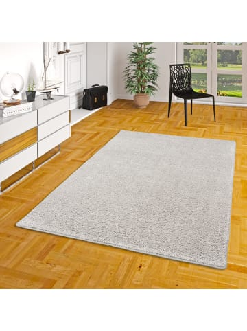 Snapstyle Hochflor-Teppich Mona in silber