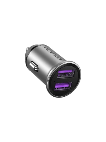 Vention Autoladegerät 2x USB FFEH0 30W Grau in Grau