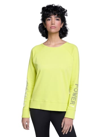 Gina Laura Sweatshirt in gelbgrün