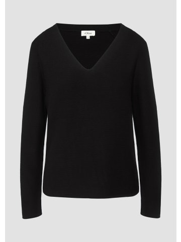 s.Oliver Strickpullover in 9999_schwarz