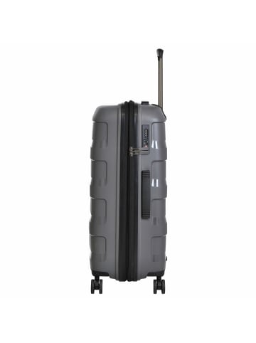 Stratic Straw+ - 4-Rollen-Trolley 66 cm M erw. (dark grey) in dark grey