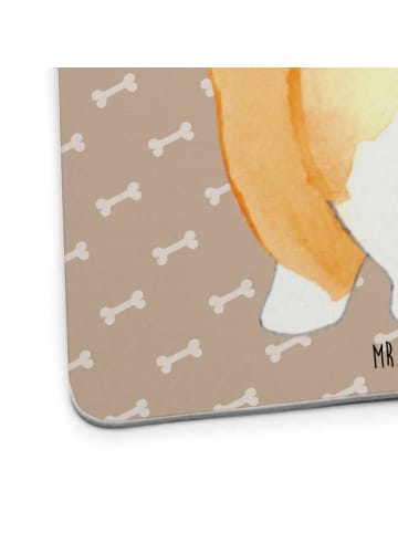 Mr. & Mrs. Panda Glasuntersetzer Corgi Po ohne Spruch in Hundeglück