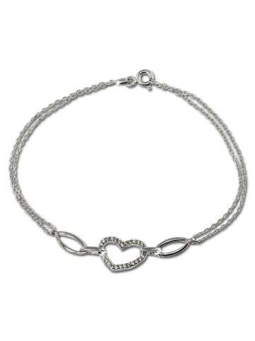 SilberDream Armband Silber 925 Sterling Silber ca. 19cm