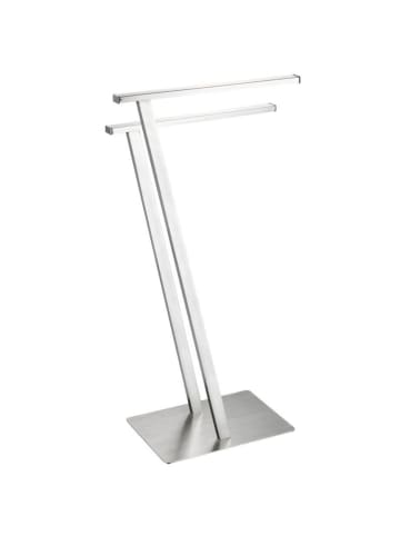 Wenko Handtuchständer LIRIO in Silbern, (B) 20 x (H) 76 x (L) 40 cm