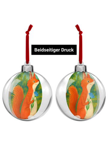 Mr. & Mrs. Panda weihnachtshänger Eichhörnchen Blume Design ohne... in Weiß