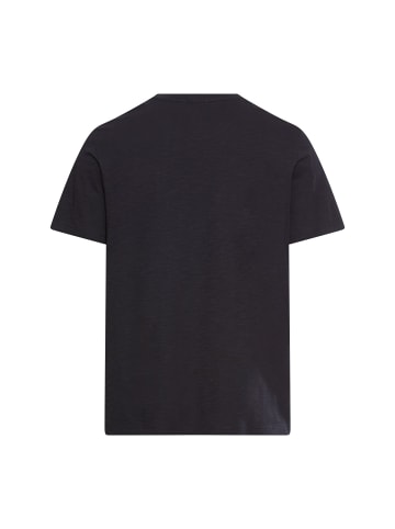 Camel Active T-Shirt aus reiner Baumwolle in Dunkelblau