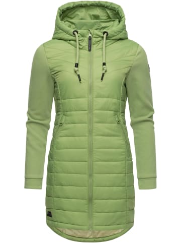 ragwear Steppmantel Lucinda Long in Light Green24