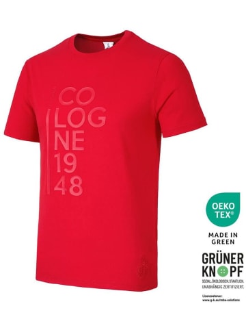 Fußballverein 1. FC Köln T-Shirt "T-Shirttweilerstraße" in Rot