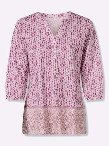 Sieh an! 3/4-Arm-Shirt in erika-ecru-bedruckt