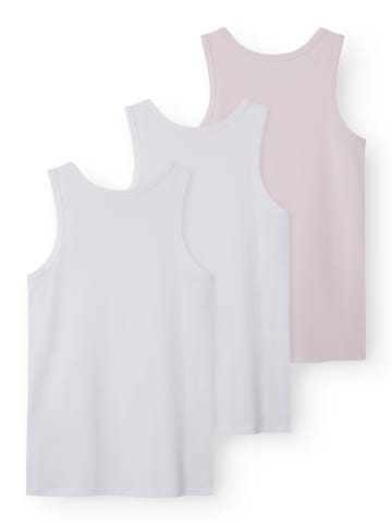 TWO SOON 3er-Pack Unterhemd in Bright White