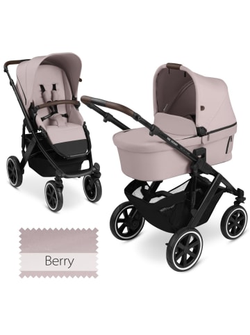 ABC-Design Kombi-Kinderwagen Salsa 4 Air - inkl. Babywanne & in rosa,schwarz