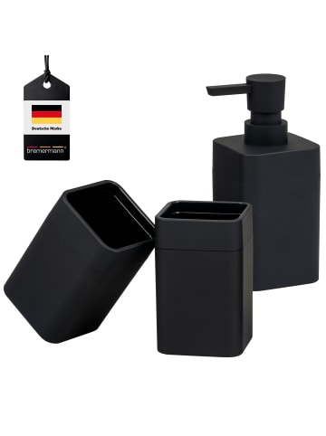 bremermann Badezimmer-Set SAVONA, Soft-Touch, eckig
