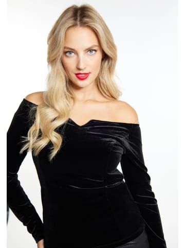 faina Damen Longsleeveshirt in Schwarz
