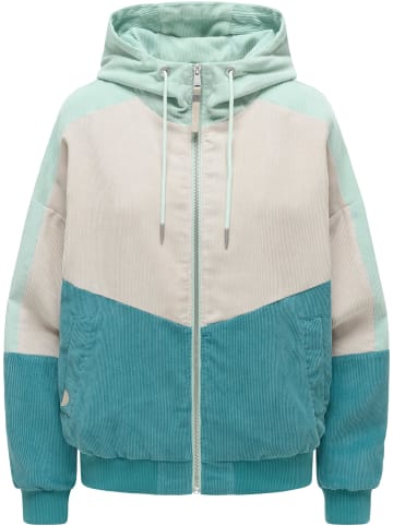 ragwear Cordjacke Queny Cordy in Teal Green