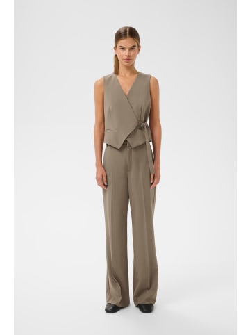 InWear Anzug HAISLYIW Gerade Passform in Sandy Grey Melange