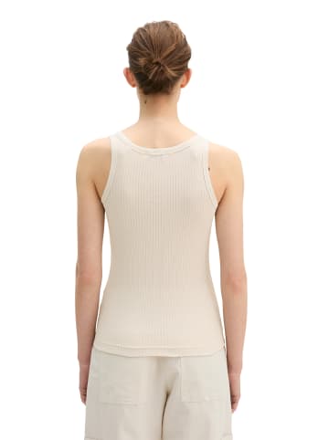 Marc O'Polo Ripp-Tanktop slim in Grey Silk
