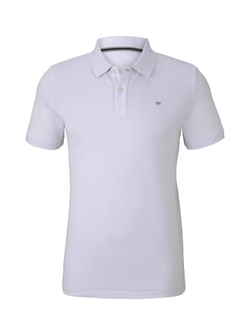 Tom Tailor Poloshirt 'Basic' in weiß