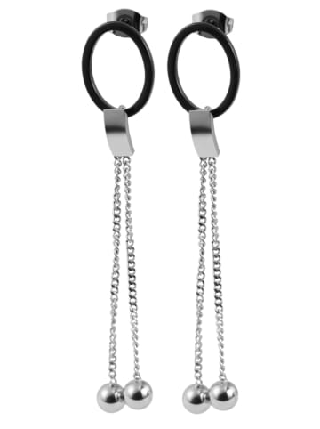 Adeliás Damen Ohrringe – Ohrstecker aus Edelstahl in silber