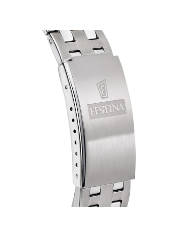 Festina Herrenuhr Quarz Stahl/Blau