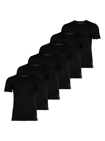 Lacoste T-Shirt 6er Pack in Schwarz