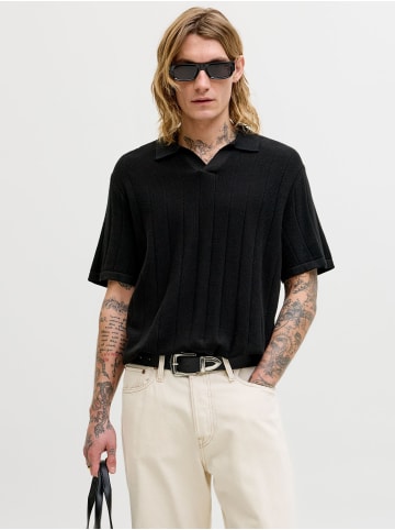 Jack & Jones Gestricktes Polo in Black