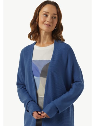comma Strickjacke langarm in Blau