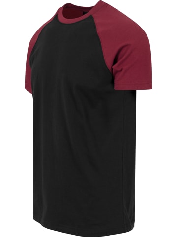 Urban Classics T-Shirts in blk/burgundy