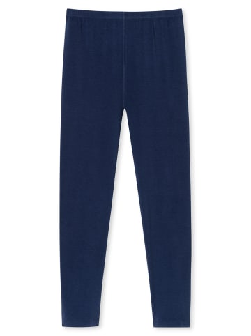 Schiesser Lange Unterhose Thermo in Blau