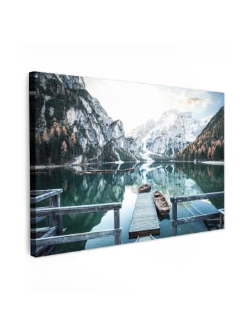 MuchoWow Leinwand bilder Bergsee (BxH)