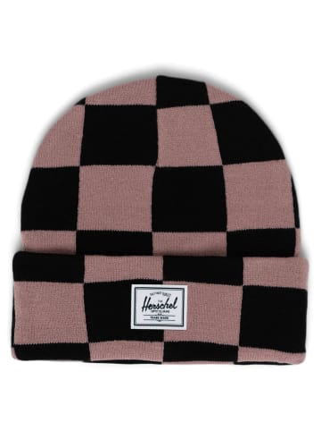 Herschel Elmer Beanie - Mütze in black/ash rose check