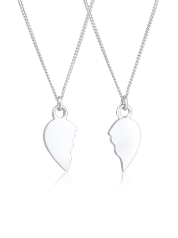 Elli Halskette 925 Sterling Silber Herz in Silber