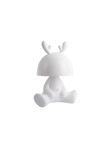 Leitmotiv Nachtlicht für das Kinderzimmer DEER in Weiß, (B) 17 x (H) 27 x (L) 22 cm
