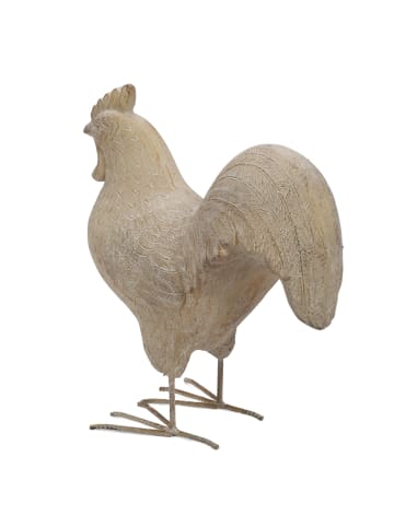 PROGARDEN Gartenfigur Henne in Grau, 40 cm