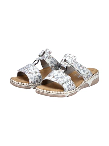 rieker Flache Slipper-Sandalen – RDG Mehrfarbig