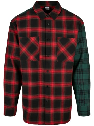 Urban Classics Urban Classics Flanell-Hemden in black/red/green