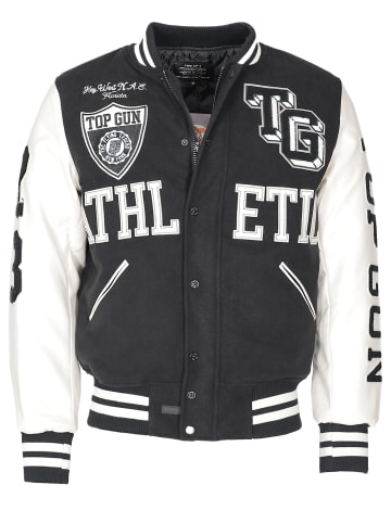 TOP GUN College Jacke TG23001 in black