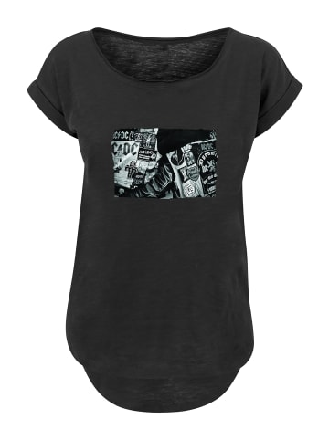 F4NT4STIC T-Shirt ACDC Badges And Posters Collection in schwarz