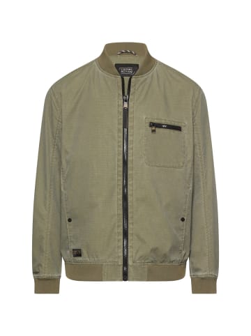Camel Active Blouson mit Bomberkragen aus Ribstop in Olivgrün