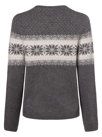 Franco Callegari Pullover mit Merino-Anteil in anthrazit