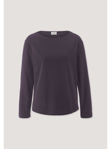 Hessnatur Hessnatur Heavy Jersey Longsleeve Relaxed aus reiner Bio-Baumwolle in dunkle traube