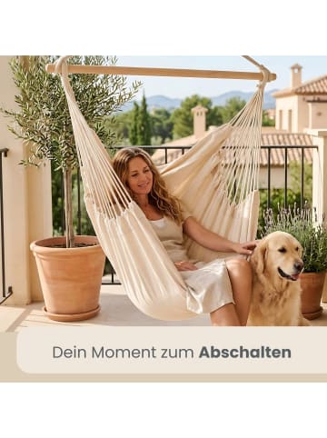 AMANKA XXL Outdoor Hängesessel Key West beige