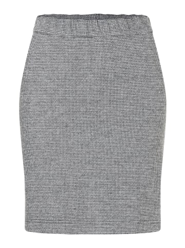 More & More gerader Stretch-Schlupfrock in small pepita jersey